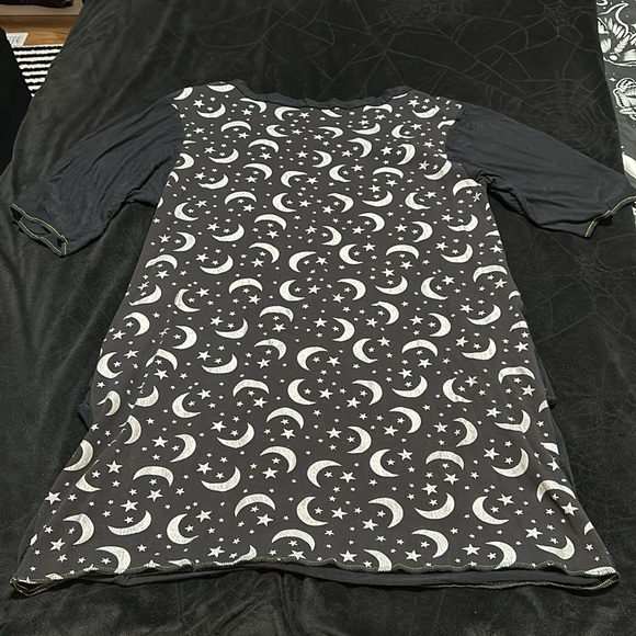 Handmade Witchy Moon Lounge Dress, No Size - Picture 3 of 4
